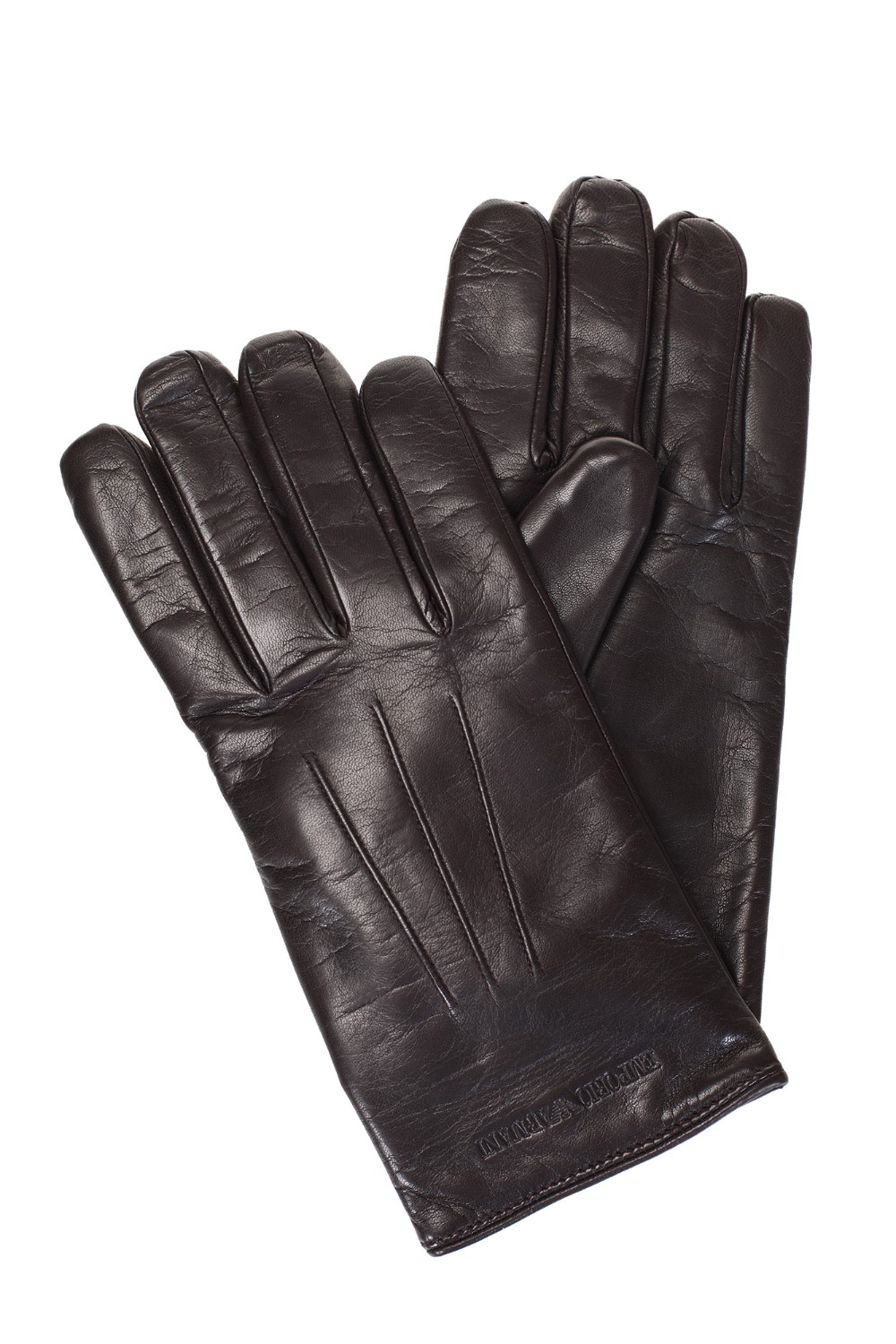 shop EMPORIO ARMANI  Guanti: Emporio Armani guanti in pelle.
Logo ricamato.
Composizione: 100% Pelle.
Fabbricato in Italia.. 624139 CC203-00152 number 3805607